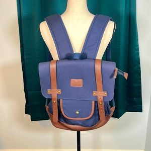 PORTAGE TRAVEL GEAR CANVAS BACKPACK